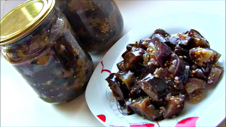 Как быстро и вкусно сделать баклажаны на зиму 753