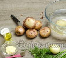 Молодая картошка с укропом Рецепт запеченной в духовке картошки с укропом