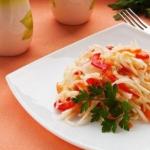 Chou provençal - salade vitaminée de légumes croustillants Chou provençal mariné au poivre