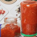 Resep lobak dengan tomat dan bawang putih: persiapan langkah demi langkah dari persiapan terbaik untuk musim dingin