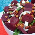 Salad bit dengan kismis (resep langkah demi langkah dengan foto) Khasiat kismis yang bermanfaat