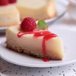 Cheesecake au caillé sans cuisson Zèbre aux fraises - recette sans cuisson