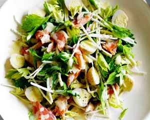 Bıldırcın yumurtası ile salata. En iyi tarifler Bıldırcın yumurtası ile salata. En iyi tarifler